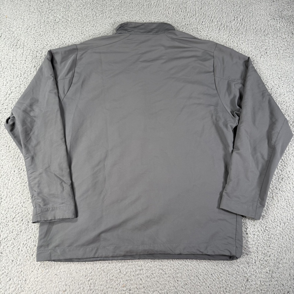 Nike Seton Jacket Mens Large Gray Quarter Zip Windbreaker NCAA Baseball Pullover - Picture 14 of 15